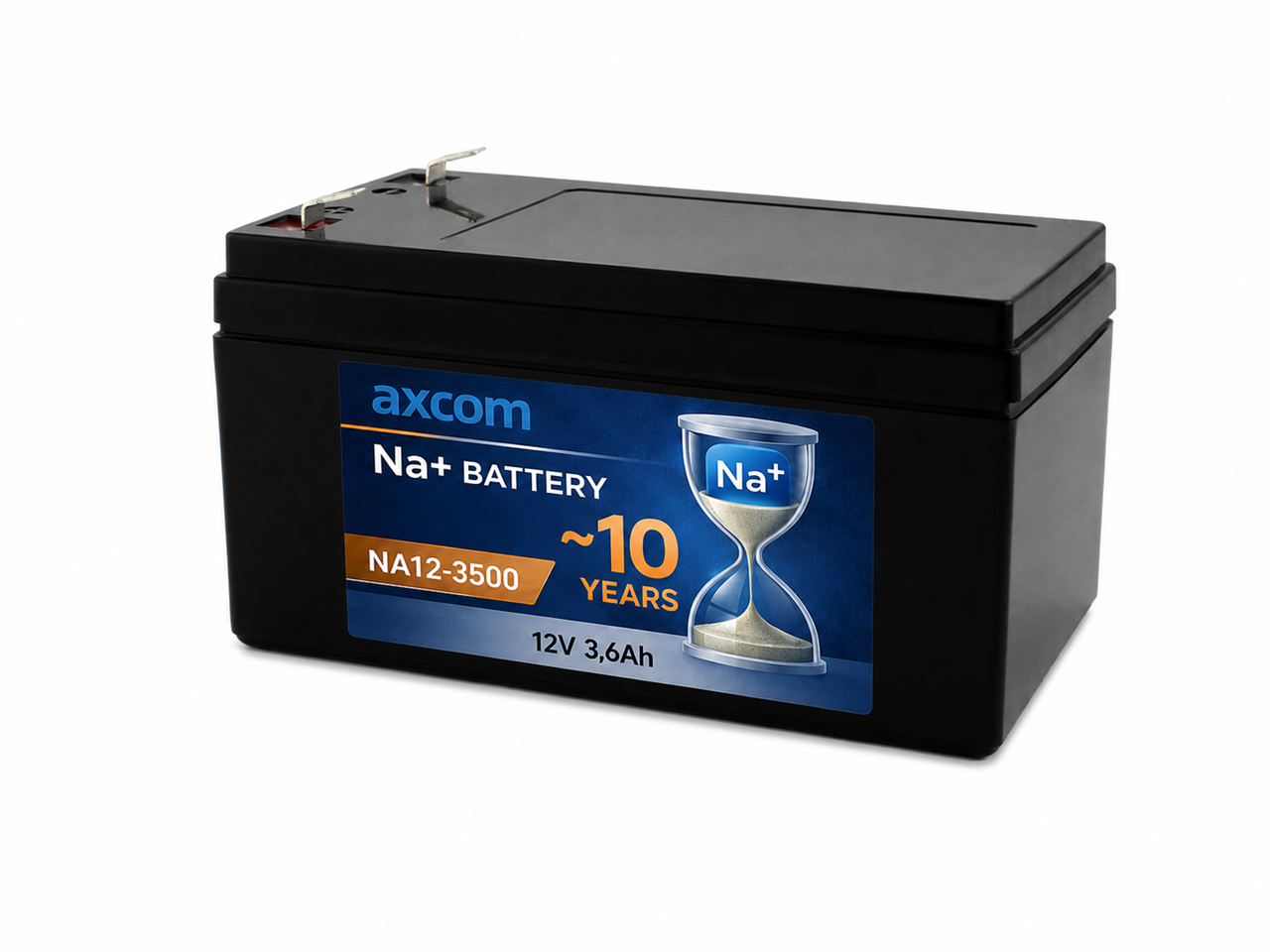 Natrium Ionen Akku 12V 3,6Ah mit 4,7mm Steckkontakten Natrium Ionen Akku 12V 3,6Ah mit 4,7mm Steckkontakten