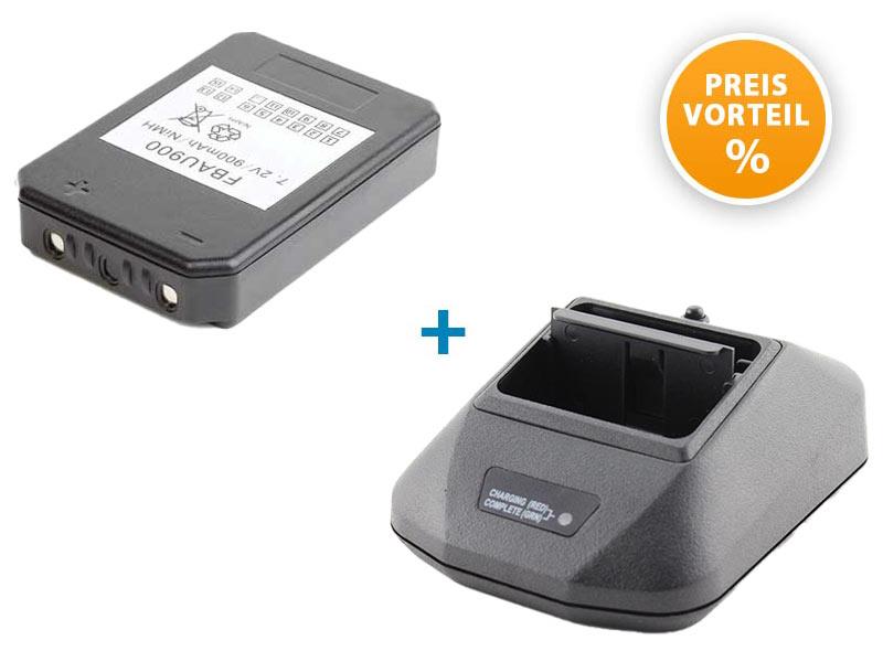 Set aus Akku und Ladegerät für Autec Steuerung Modular MK+, wie MBM06MH