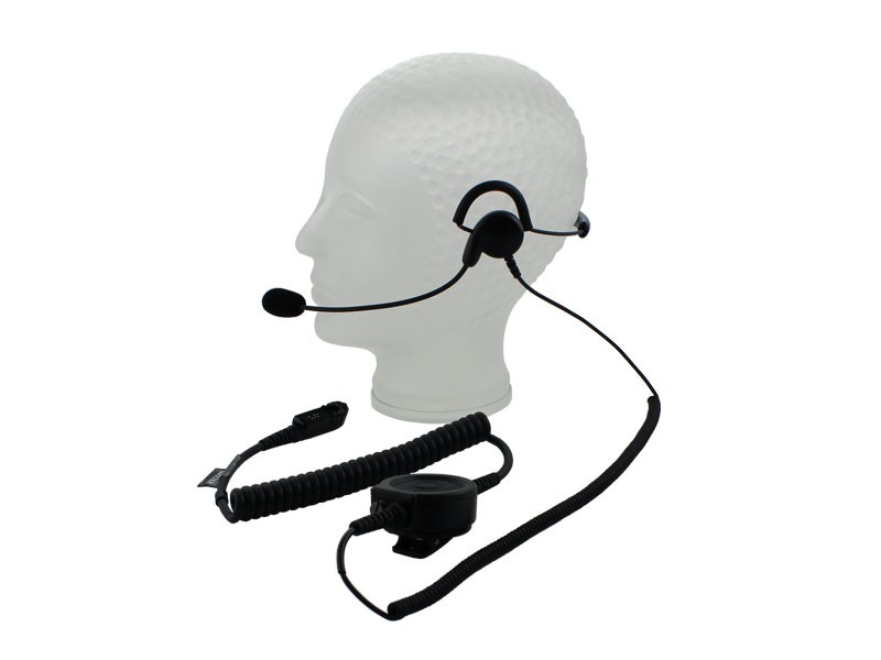 Hinterkopf Nackenbügelheadset IP55 für Motorola MTP3550