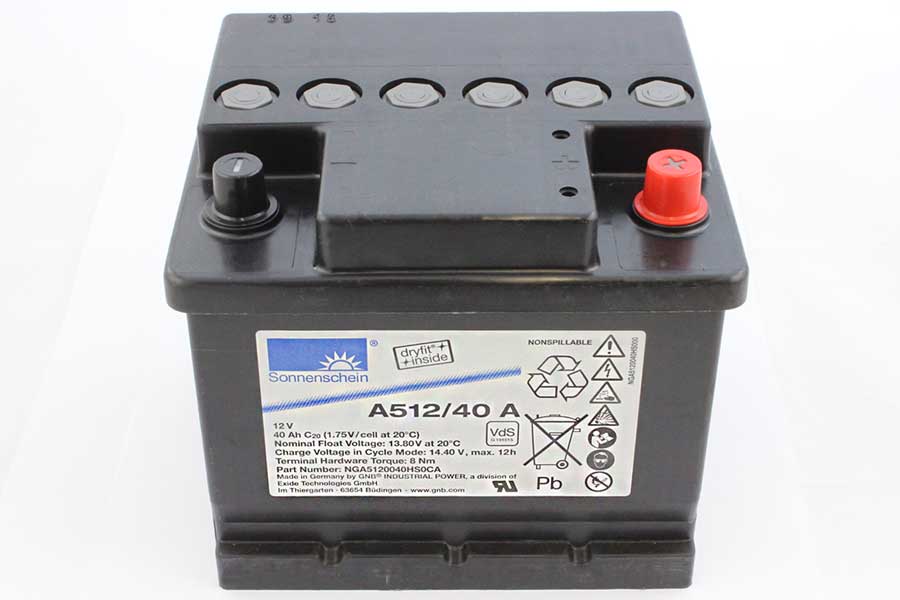 Sonnenschein Bleiakku Dryfit A512/40A - 12V 40Ah - VDS Sonnenschein Bleiakku Dryfit A512/40A - 12V 40Ah - VDS