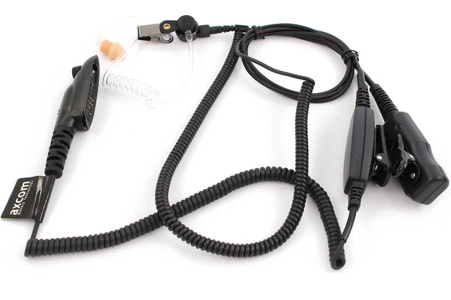 Schallschlauch-Headset, 2-Kabel Lösung für Motorola GP320, GP340, GP360 Schallschlauch-Headset, 2-Kabel Lösung für Motorola GP320, GP340, GP360