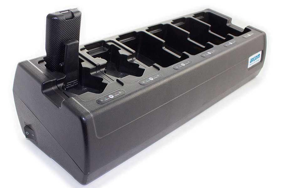 6+6-Stationen Ladegerät inkl. Adapter für MTP6650, MTP3550, MXP600