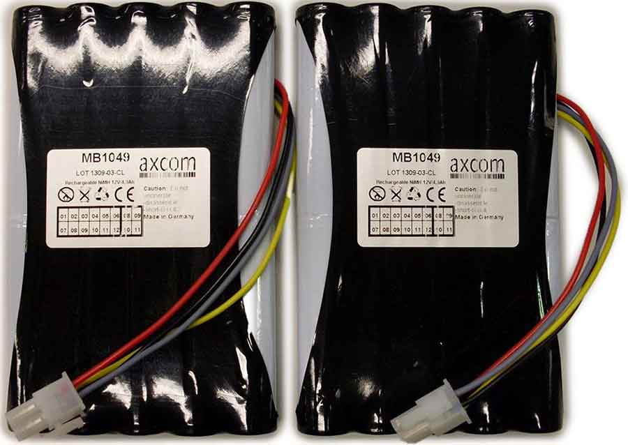 Akkus für Datex S5 Monitor - 2X 12V/4Ah