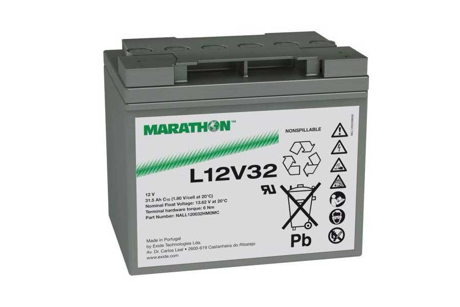 Bleiakku (inkl. MTZ) Exide Marathon L L12V32 Bleiakku (inkl. MTZ) Exide Marathon L L12V32