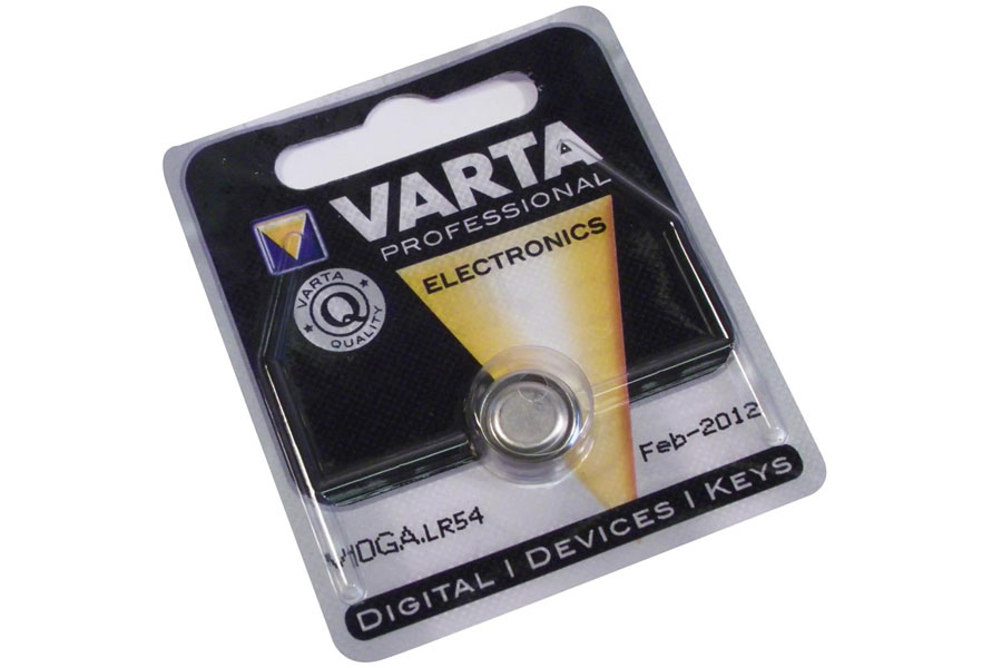Alkaline Knopfzelle VARTA V10GA/LR54/V10GA/LR1130 - 1,5V/50mAh Alkaline Knopfzelle VARTA V10GA/LR54/V10GA/LR1130 - 1,5V/50mAh