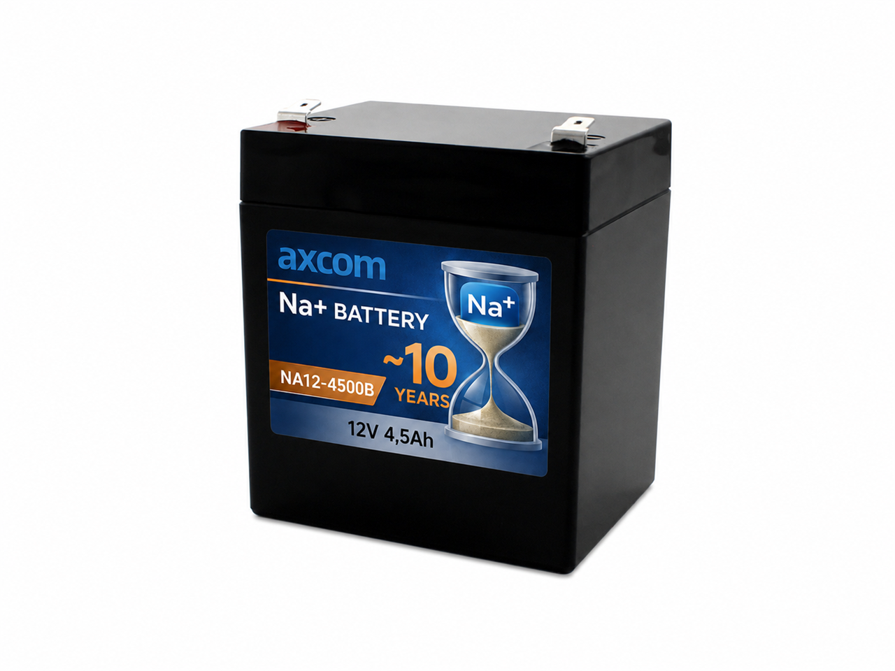 Natrium Ionen Akku 12V 4,5Ah mit 6,3mm Steckkontakten