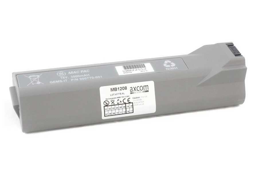 NiMH Akku für GE Hellige/ Marquette ECG MAC3500/ MAC 5000 /MAC5500 - 18V/3,5Ah (Original) NiMH Akku für GE Hellige/ Marquette ECG MAC3500/ MAC 5000 /MAC5500 - 18V/3,5Ah (Original)