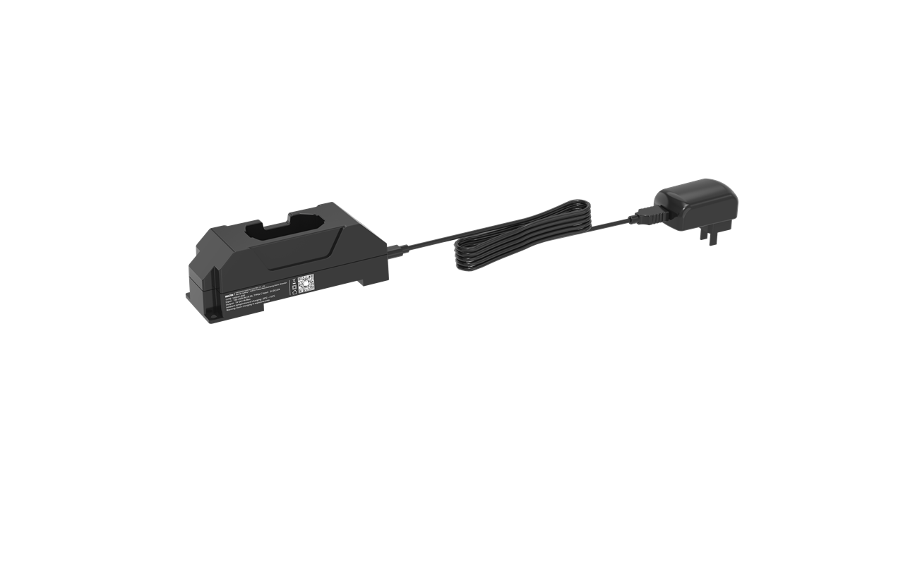 Ladestation für ex-geschütze LED-Handlampe ExMP32R inkl. EU-Adapter AC 100-250V/500mA, DC 5V/2000mA