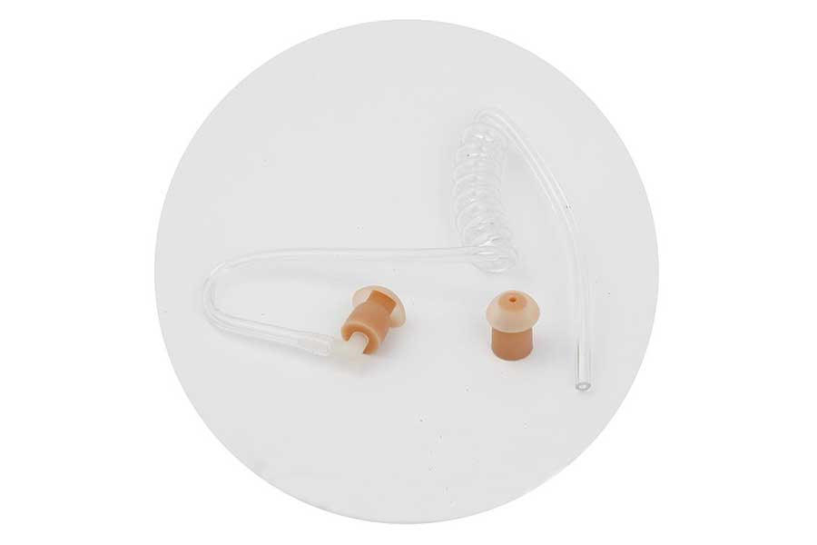 Ersatz-Schallschlauch mit 2 Ersatzstöpseln- (SKIN-COLOUR/CLEAR)