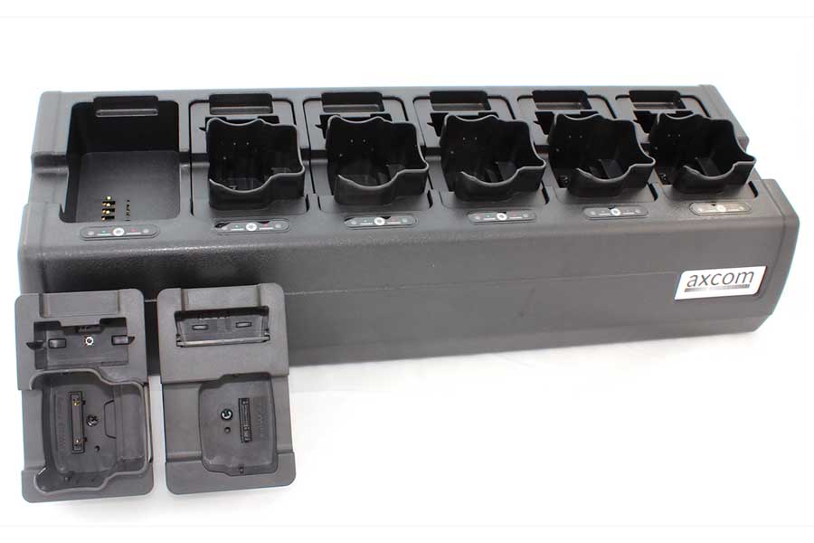 6+6-Stationen Ladegerät inkl. Adapter für Motorola R5, R7, DP3400, DP3600, DP2400, DP2600, DP2800 6+6-Stationen Ladegerät inkl. Adapter für Motorola R5, R7, DP3400, DP3600, DP2400, DP2600, DP2800