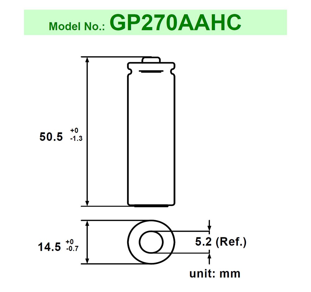 NiMH Akku GP270AAHC LR06 / MIGNON / AA - 1,2V/2,6Ah ReCyko+ NiMH Akku GP270AAHC LR06 / MIGNON / AA - 1,2V/2,6Ah ReCyko+
