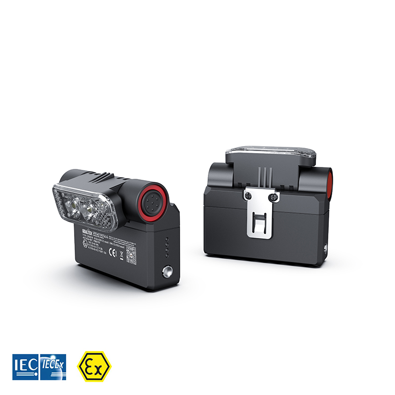 LED-Stirnlampe EX-geschützt, inkl. Li-Ion Akku, ATEX, 13h Leuchtdauer