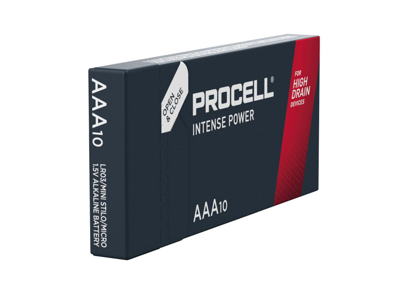 Batterie Procell Intense AAA / Micro / LR03 / MN2400 Alkaline - 1,5V (VPE10) Batterie Procell Intense AAA / Micro / LR03 / MN2400 Alkaline - 1,5V (VPE10)
