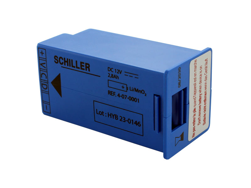 LI-ME Batteie für Bruker / Schiller Defi Fred Easy - 12V/2,8Ah (ORIGINAL)