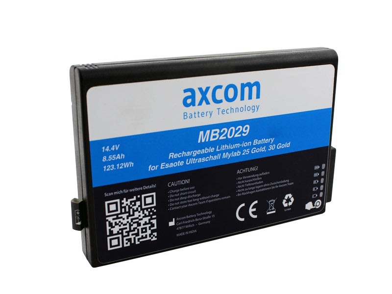 Li-Ion Akku für Esaote MyLab Five,25 Gold, 30 Gold 14,4V/8,55AH Li-Ion Akku für Esaote MyLab Five,25 Gold, 30 Gold 14,4V/8,55AH