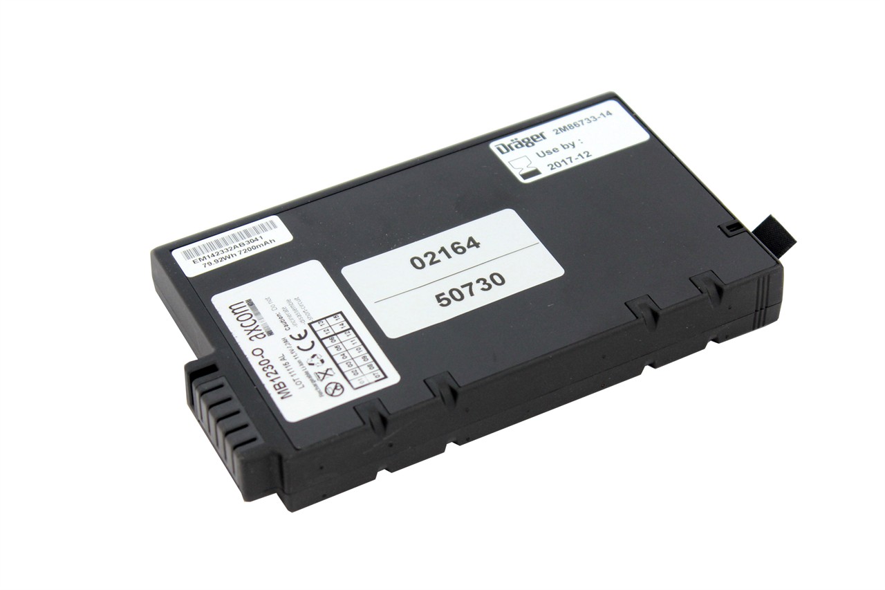 Akku für Dräger Oxylog 3000, 3000 Plus, Oxylog 2000 Plus, wie 2M86733