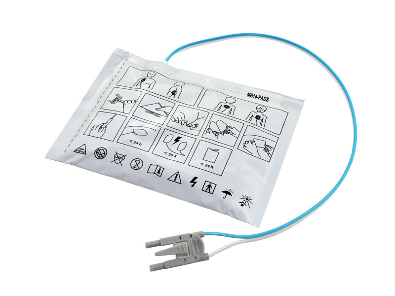 Elektroden Pads für Zoll MB1400/MB1440 - E/M-Serie für Erwachsene und Kinder Elektroden Pads für Zoll MB1400/MB1440 - E/M-Serie für Erwachsene und Kinder