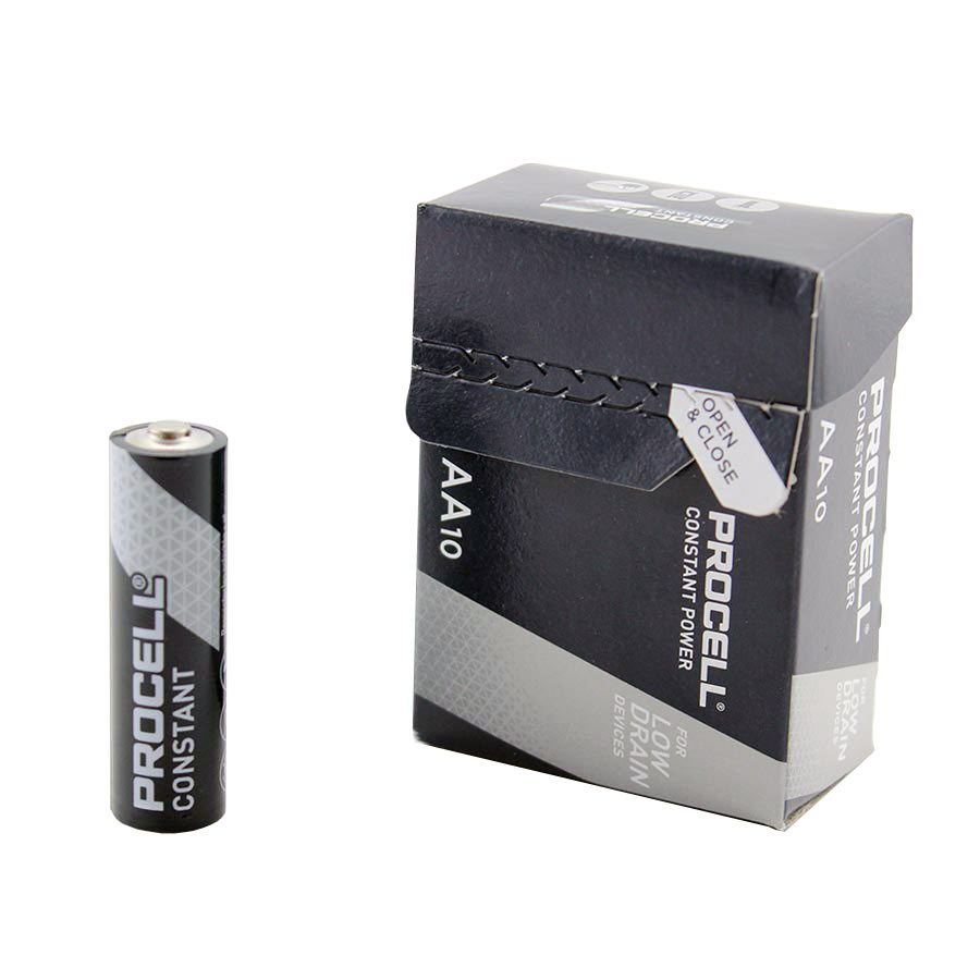 10 Duracell Procell Constant Batterien, AA, Mignon, LR6, Alkaline, 1.5V