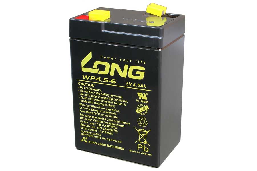 Long Bleiakku WP4.5-6 - 6V 4,5Ah Long Bleiakku WP4.5-6 - 6V 4,5Ah