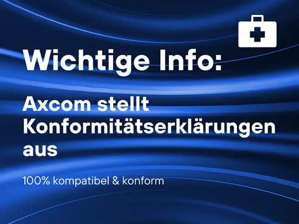 Axcom stellt Konformitätserklärungen aus!