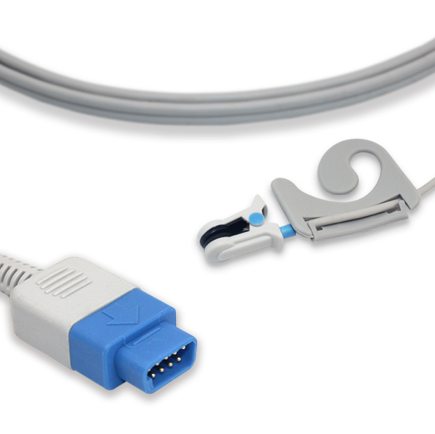 SpO2 Ohrsensor für GE TruSignal, 0,9m (wie TS-E-D) SpO2 Ohrsensor für GE TruSignal, 0,9m (wie TS-E-D)