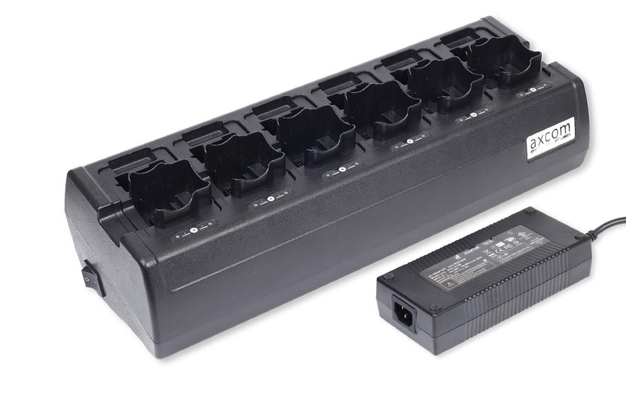 6+6-Stationen Ladegerät inkl. Adapter für SRH3800, SRH3900 6+6-Stationen Ladegerät inkl. Adapter für SRH3800, SRH3900