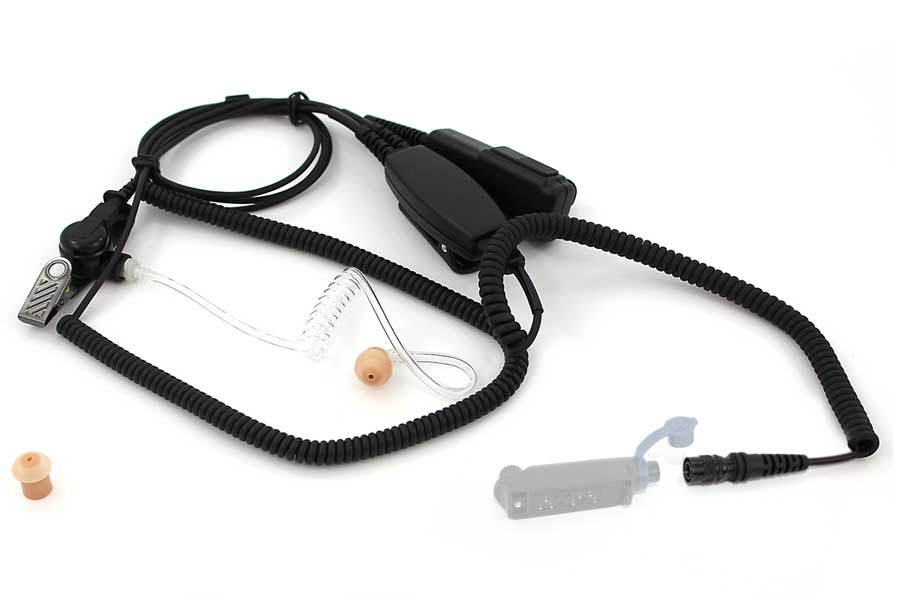 Headset mit Bajonettanschluss, 2 Kabellösung (Hören/Sprechen) Hirose 6 PIN für XLGRSP3S Headset mit Bajonettanschluss, 2 Kabellösung (Hören/Sprechen) Hirose 6 PIN für XLGRSP3S