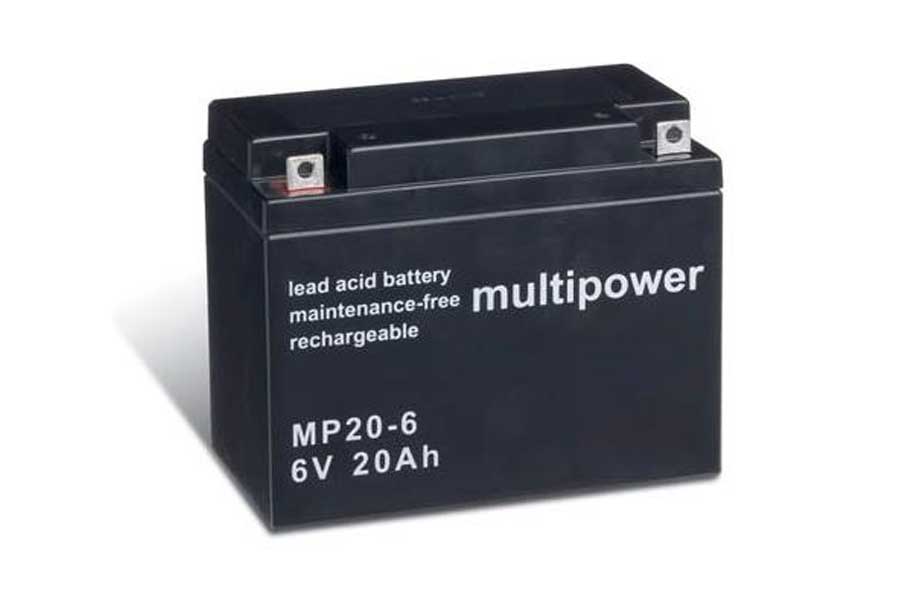 MULTIPOWER Bleiakku MP20-6 - 6V 20Ah