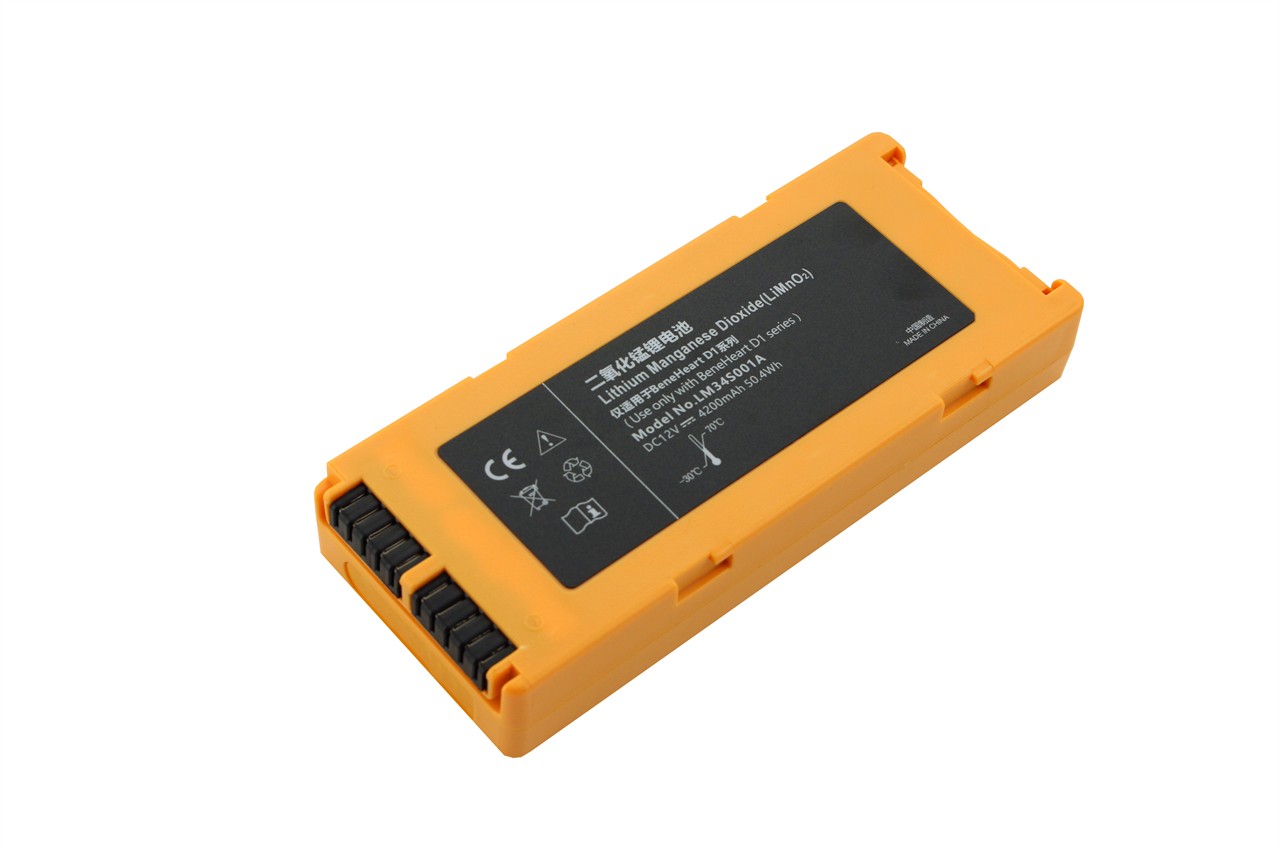 Batterie für Mindray BeneHeart D1 AED - 12V 4,2Ah Batterie für Mindray BeneHeart D1 AED - 12V 4,2Ah