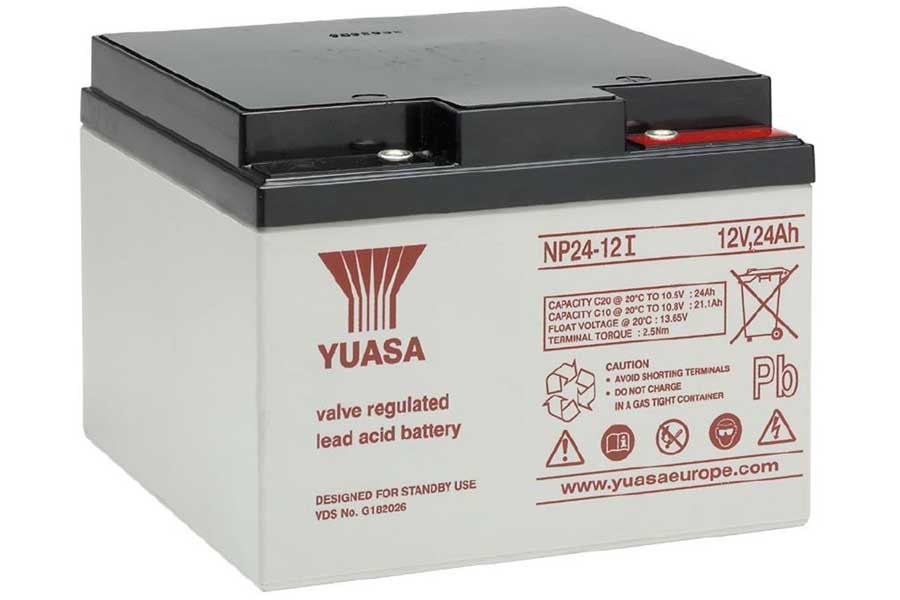 Yuasa Bleiakku NP24-12I - 12V 24Ah - VDS Yuasa Bleiakku NP24-12I - 12V 24Ah - VDS