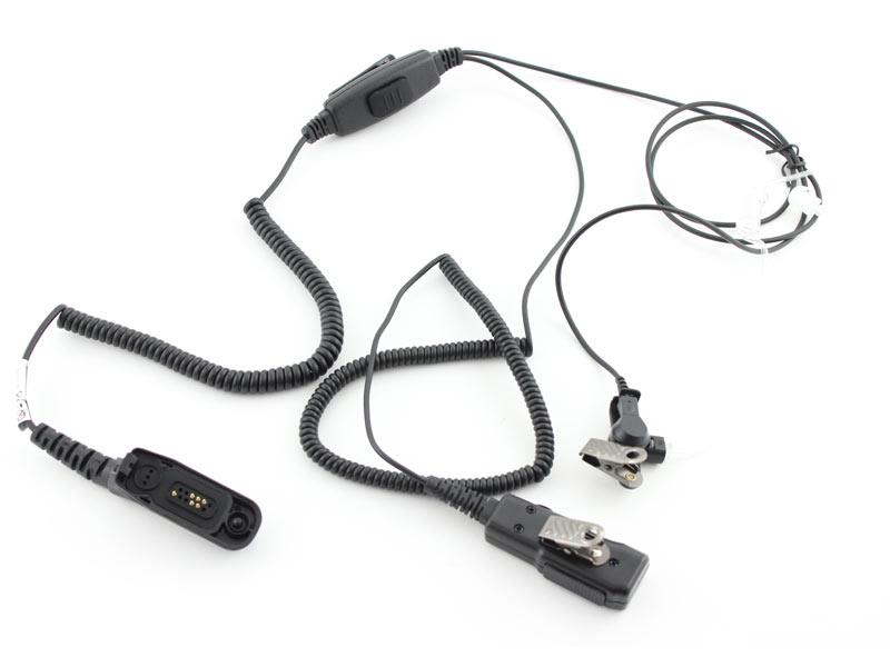 Schallschlauch-Headset 2 Kabel-Lösung für Motorola MTP6650, MTP850FuG/S, MOTOTRBO DP3000, DP4000 Schallschlauch-Headset 2 Kabel-Lösung für Motorola MTP6650, MTP850FuG/S, MOTOTRBO DP3000, DP4000