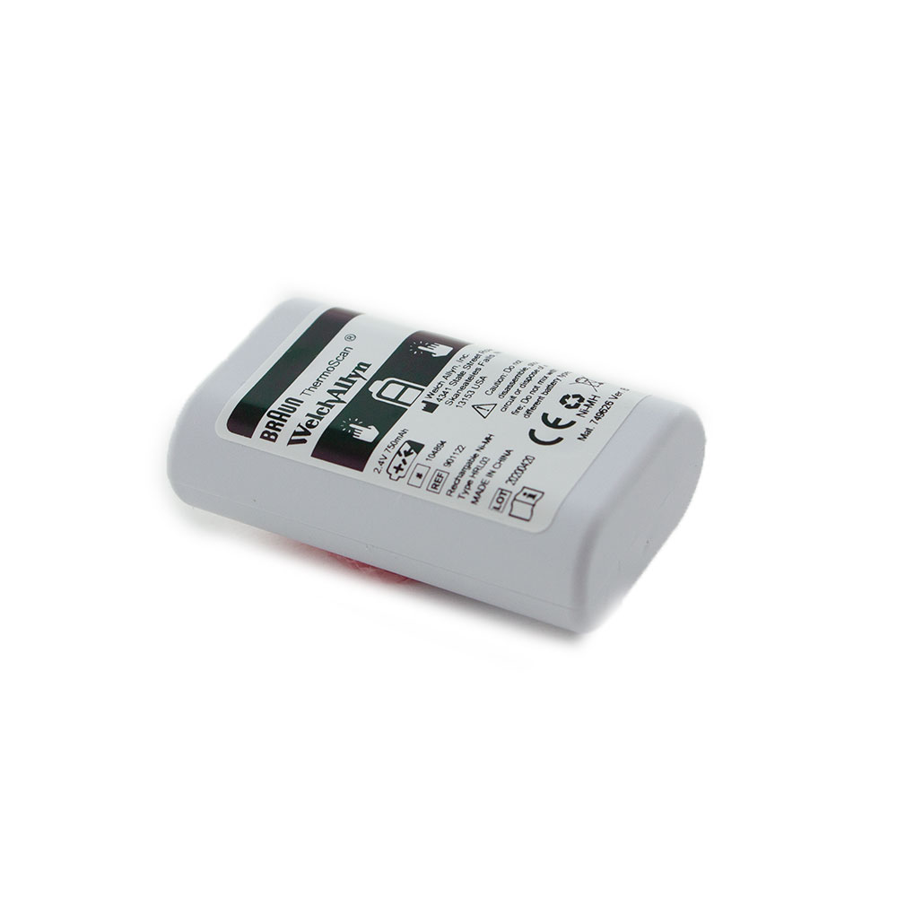 NiMH Akku für Welch Allyn / B|Braun Thermoscan Pro 6000 2,4V/0,75Ah (Original) NiMH Akku für Welch Allyn / B|Braun Thermoscan Pro 6000 2,4V/0,75Ah (Original)