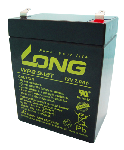 Long Bleiakku WP2.9-12T - 12V 2,9Ah Long Bleiakku WP2.9-12T - 12V 2,9Ah