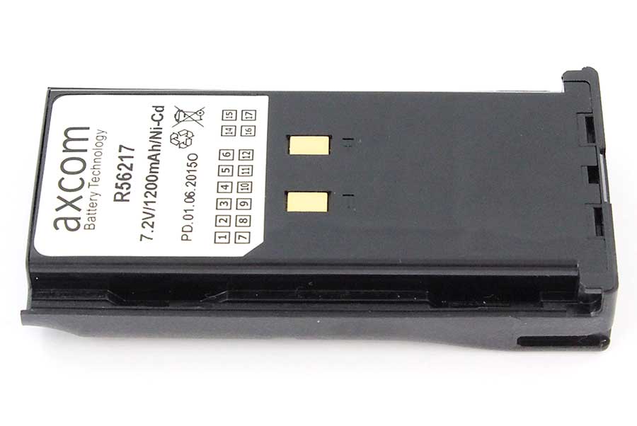 NiCd Akku für Kenwood TK280, TK290, FUG11B, TK480, TK481 - 7,2V/1,2Ah (KNB-17A)