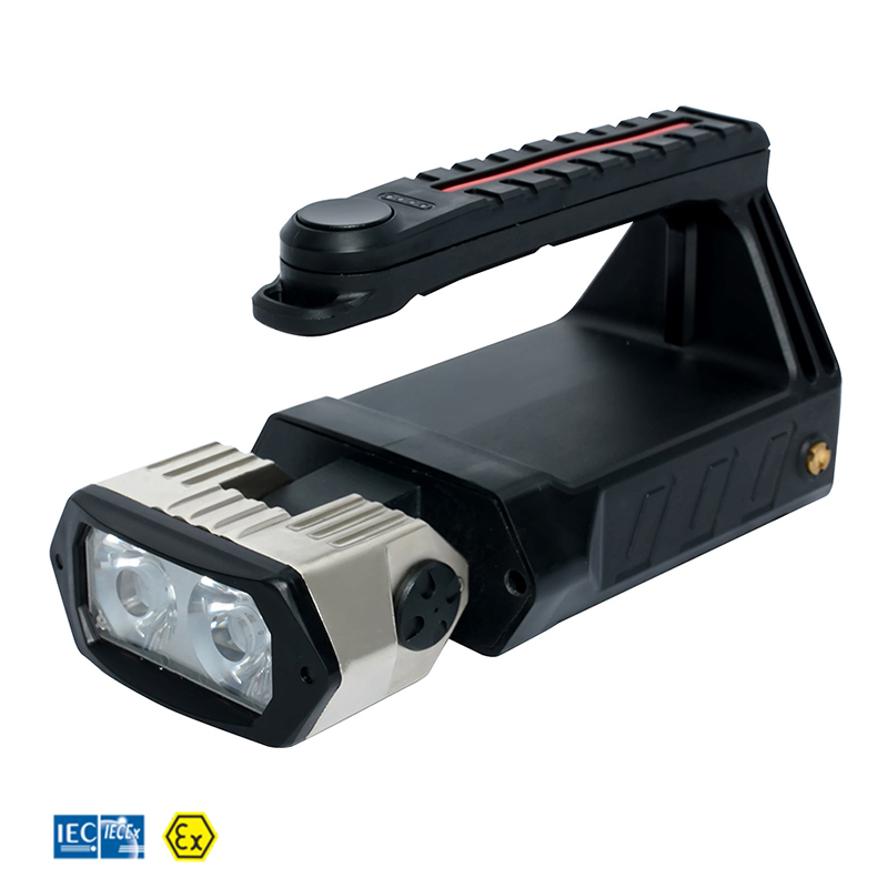 Handlampe EX-geschützt, inkl. Li-Ion Akku, ATEX, 20h Leuchtdauer