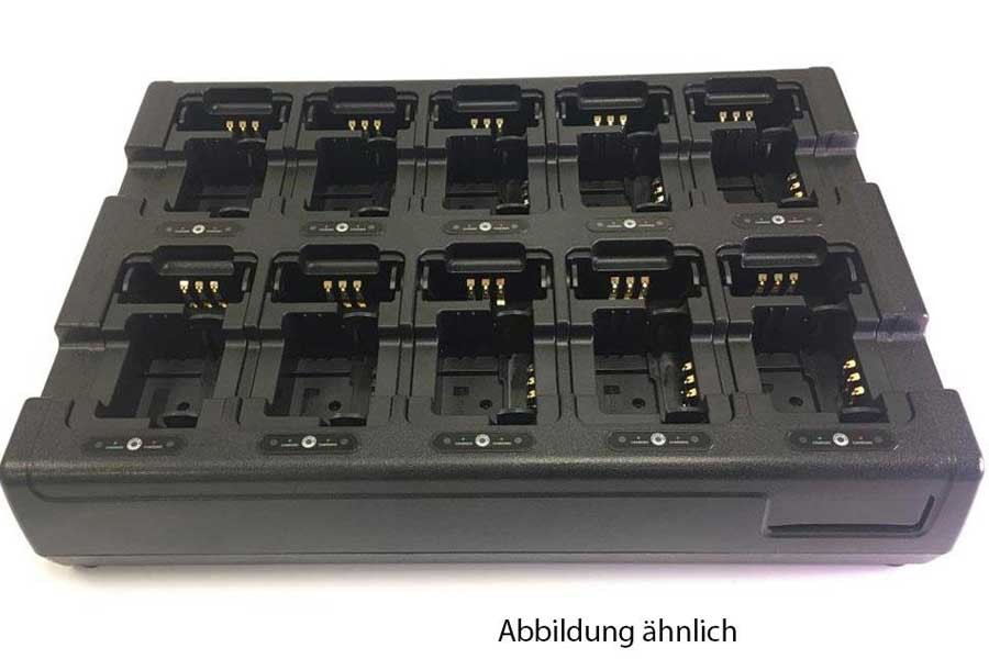 10+10-Stationen Ladegerät inkl. Adapter für Motorola MTP6650, MXP600 10+10-Stationen Ladegerät inkl. Adapter für Motorola MTP6650, MXP600