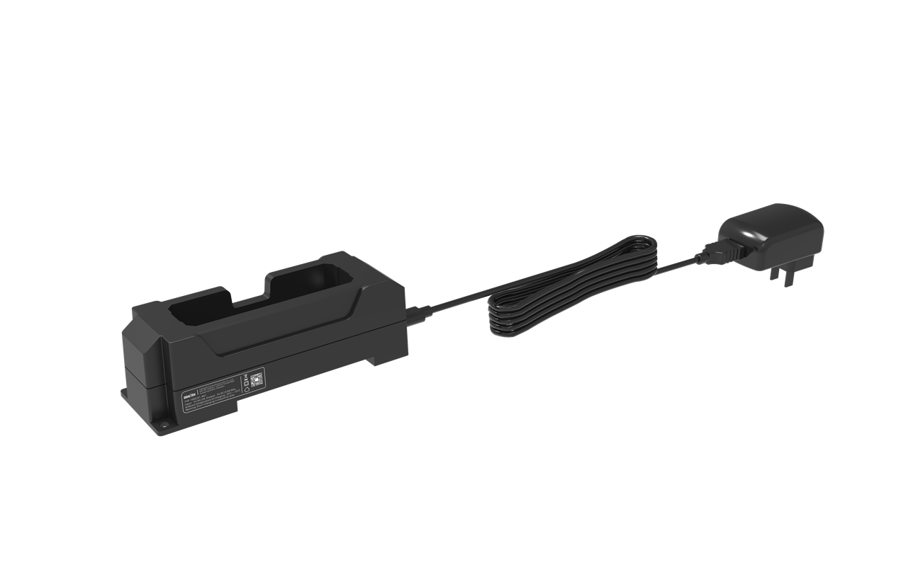 Ladestation für Stirnlampe EXMP61R-1/-2 inkl. EU-Adapter AC 100-250V/500mA, DC 5V/2000mA