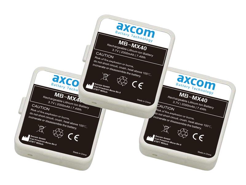 Bundle aus 3 Akkus für Philips IntelliVue MX40 Bundle aus 3 Akkus für Philips IntelliVue MX40