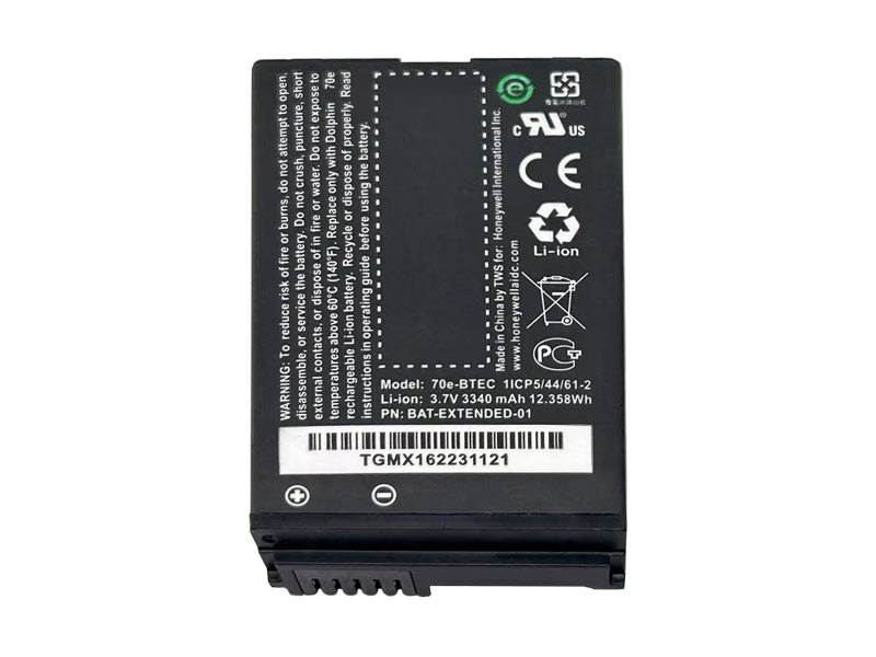 Li-Ion Akku für Honeywell 70e-BTEC - 3,7V 3,34Ah