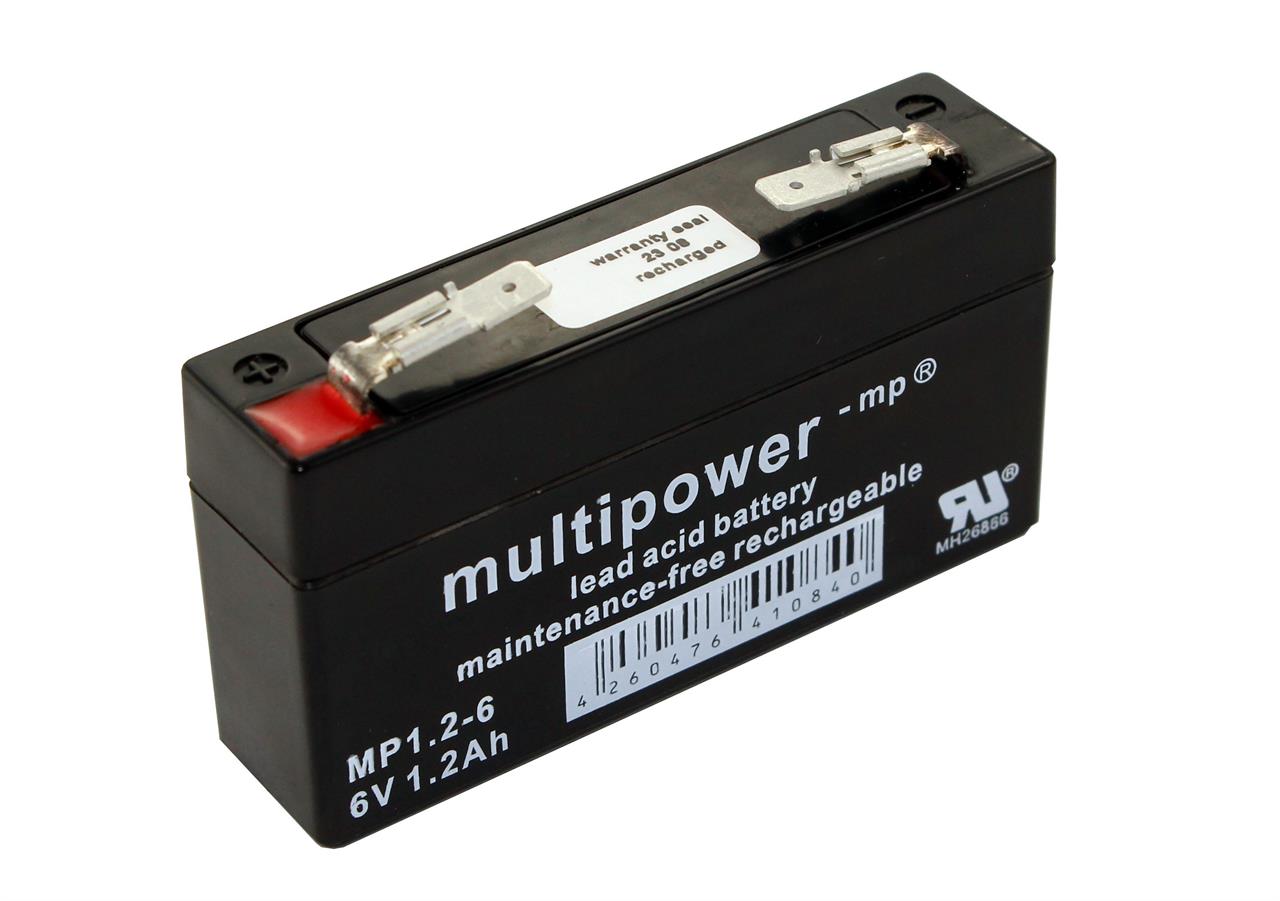 Blei Akku passend für Masimo Puls Oximeter Rad-8 - 6V/ 1,2Ah