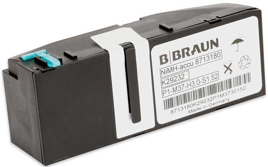 NiMH Akku für B|Braun Perfusor Space, Infusomat Space - 4,8V/2,1Ah mit Pin (Original) NiMH Akku für B|Braun Perfusor Space, Infusomat Space - 4,8V/2,1Ah mit Pin (Original)