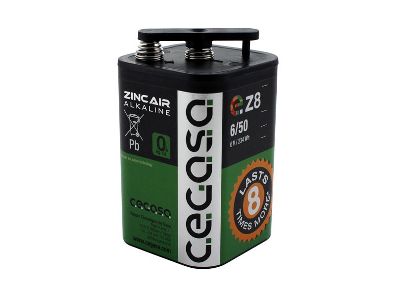 Cegasa Zink-Luft Alkaline Batterie 6V/45Ah Cegasa Zink-Luft Alkaline Batterie 6V/45Ah