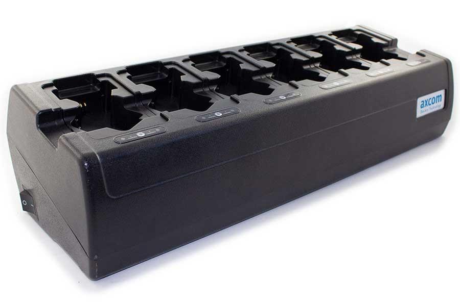 6+6-Stationen Ladegerät inkl. Adapter für MTP6650, MTP3550, MXP600
