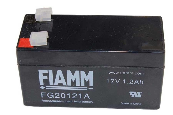 PB-Akku FIAMM FG20121A - 12V/1,2AH (VDS) - schmale Baufrom 42 mm