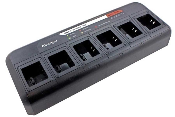 6-Fach Ladegerät für Motorola DP1400, CP040, CP150, R2