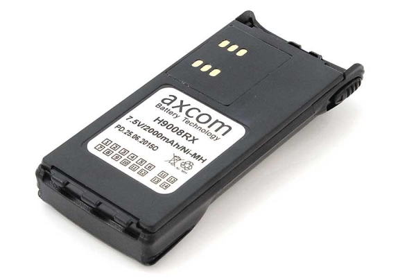 Etikett des H9008RX - Axcom Akku für Motorola GP140/320/GP340/GP360/GP380 