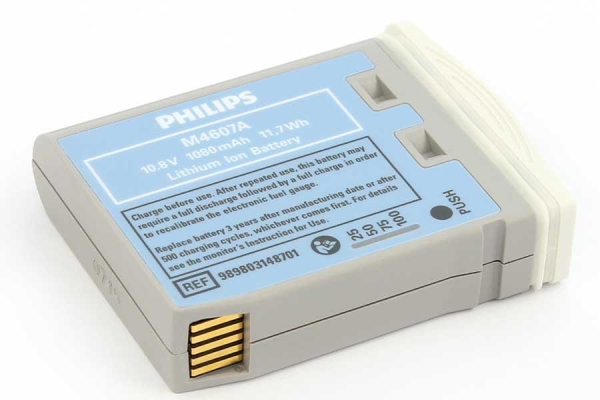 Li-Ion Akku für Monitor PHILIPS INTELLIVUE MP2/X2/M3002A/M8102 M4607A - 10,8V/1,08Ah (ORIGINAL)