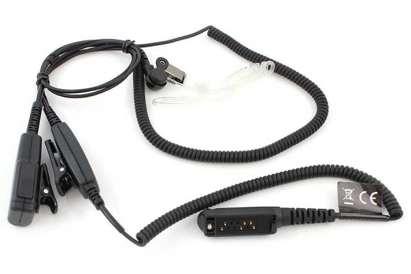 Schallschlauch-Headset 2-Kabel-Lösung für Sepura STP8000/9000